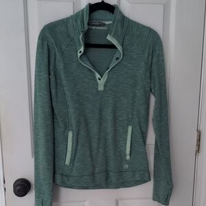Avalanche Women's Mint Green Quarter-Zip Sweatshirt